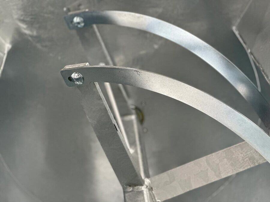 Process reliabiliy
Material container and mixing tool for a homogeneous mixture.